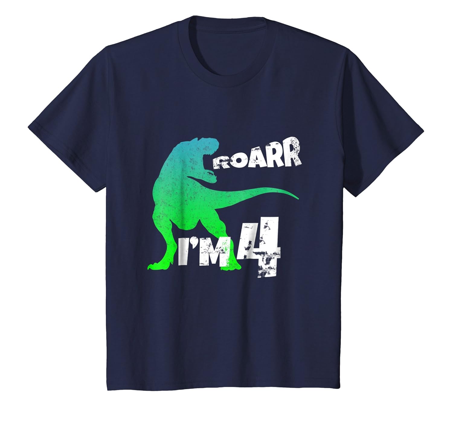 Kids 4 Year Old Birthday Boy Gift Shirt Roar Im Four Dinosaur Teehay