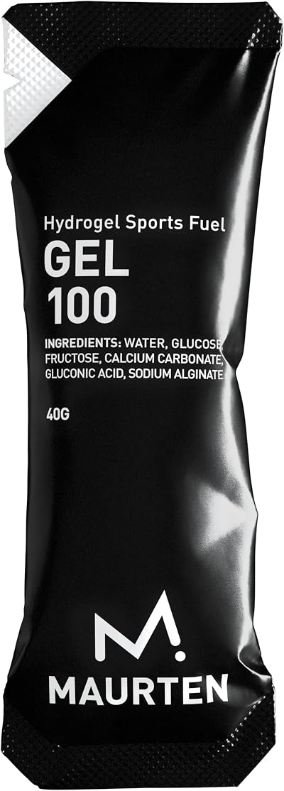 Maurten Gel 100 Energy Gel 12-Pack 40g 25g Carbs Hydrogel 0 Color