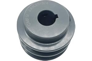 CMFG 2AK25-3/4 v Belt Pulley, 2AK2534, 2.55 inch OD, 3/4 Inch Bore,Cast Iron Material, AK Double Groove v Belt Pulleys for "4L" or "A" or "3L" Belts