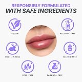 Wonderskin Lip Oil Rehab Serum Tinted Hydrating Non-Sticky Deep Red Honey view 6