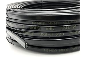 KEPOHK Self-Regulating Heating Tape Snow Melting Drain Water Pipe Freeze Protection Heat Cable