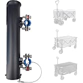Rod Holders - Ideal for Wagons, Gardening Wagons, Gorillas and Campers, Golf carts. Clip-on mounting.