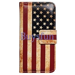 Bcov Case for iPhone XR, Retro American Flag