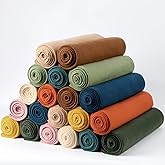 20PCS Vintage Fleece Blankets Bulk 50 X 60, Soft Lightweight Throw Blanket Kit Cozy Blanket Bulk for Bed Sofa Couch Warm Pet Fleece Blanket Set for Wedding Homeless Home Office Travel Gift for Seasons
