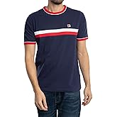 Fila Men's Razee T-Shirt, Navy/Red/White