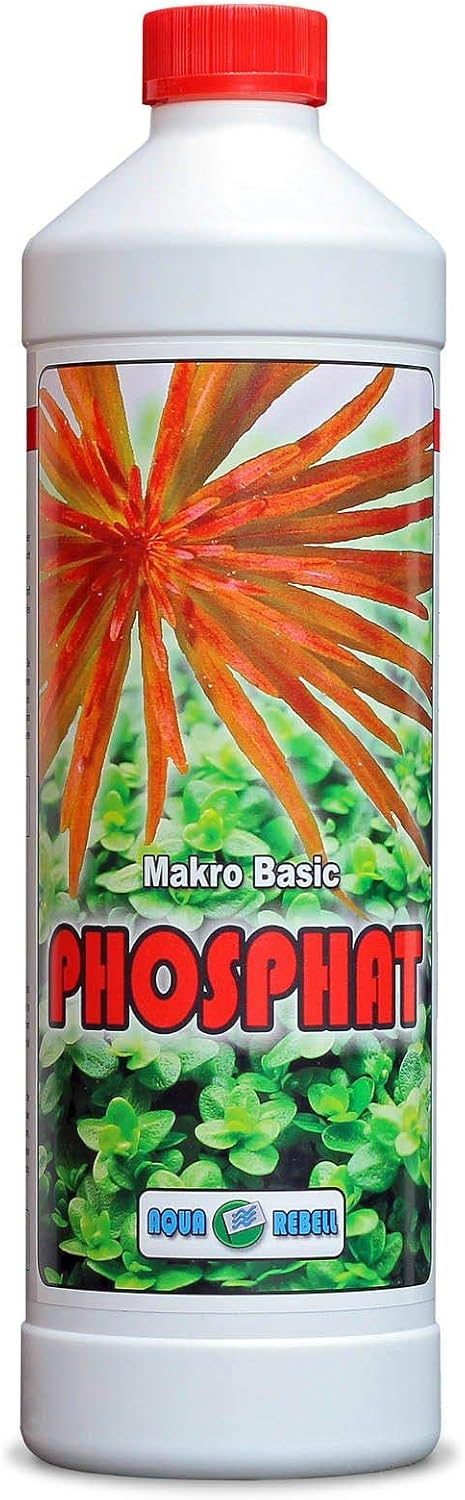 Makro Basic Phosphat 1L I Wasserpflanzen-Dünger zur optimalen Versorgung von Wasserpflanzen im Aquarium