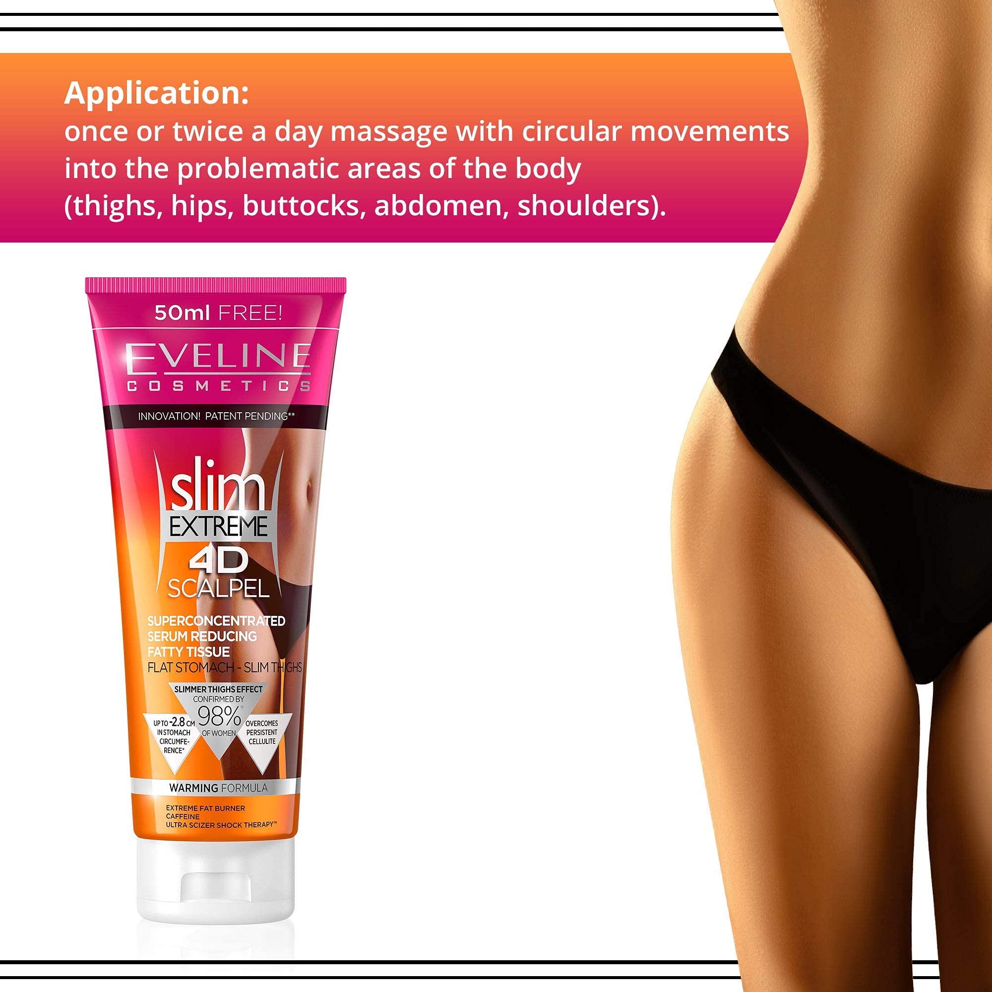 EVELINE COSMETICS Slim Extreme 4D Body Modelling & Lifting Serums & Creams