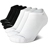 Calvin Klein Womens No Show Socks - 6 Pack Lightweight Cotton Blend Cushioned Low Cut Tab Ankle Socks for Sneakers & Loafers
