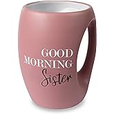 Pavilion - Good Morning Sister - Pink Huggable Hand Warming 16 oz Mug