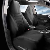 AUTOYOUTH Car Seat Covers Front Seat Protectors Universal Black view 2