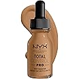 NYX PROFESSIONAL MAKEUP Total Control Pro Drop Foundation, Skin-True Buildable Coverage - Golden