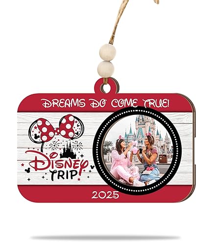 Personalized Mickey Mouse 100th Anniversary Christmas Ornament - Disney Family Vacation 2025