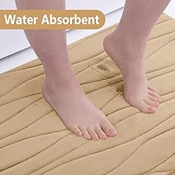 Buganda Memory Foam Bathroom Rug Mat 30x20, Extra