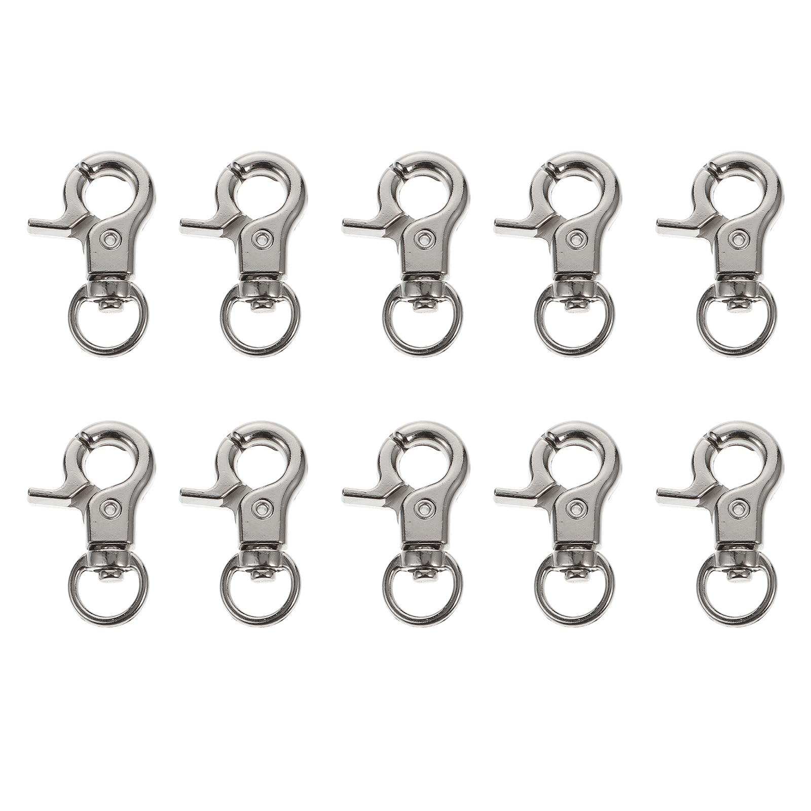 POPETPOP Parrot Cage Door Lock Buckle 10Pcs Metal Bird Cage Clips Secure Anti-Escape Locks for Small Medium Large Bird Cages 1.18 X 0.71 X 0.20 Inches Lightweight Compact Pet Safety Clips