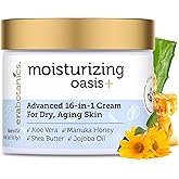 Era Organics Advanced Face Moisturizer for Dry Skin - Nourishing 16-in-1 Night Cream - Extra Hydrating for Women and Men