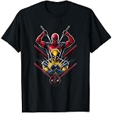 Marvel Studios Deadpool &amp; Wolverine with Claw-Slashed Logo T-Shirt