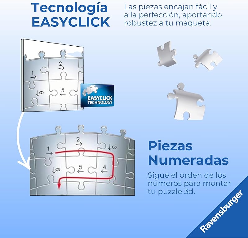 Ravensburger - Puzzle 3D, Disney: Ponto com Orelhas, Modelo para Adultos e Crianças 6+ Anos, 72 Peças Puzzle