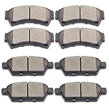 SCITOO D1164 D1161 Front Rear Ceramic Brake Pads