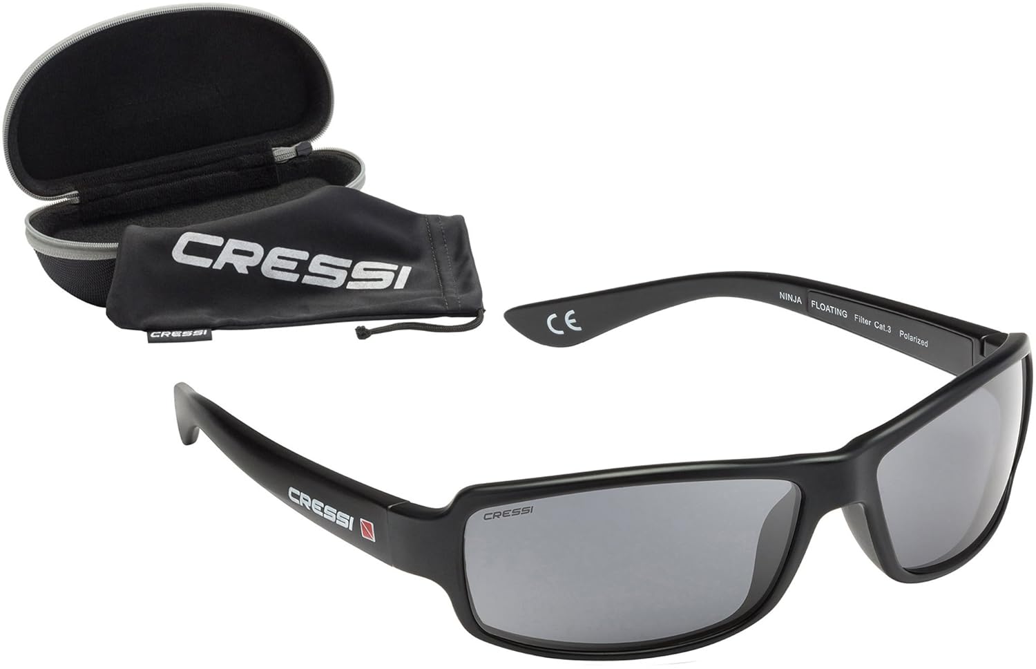 Cressi Ninja Floating Gafas de sol polarizadas y flotantes para hombre color
