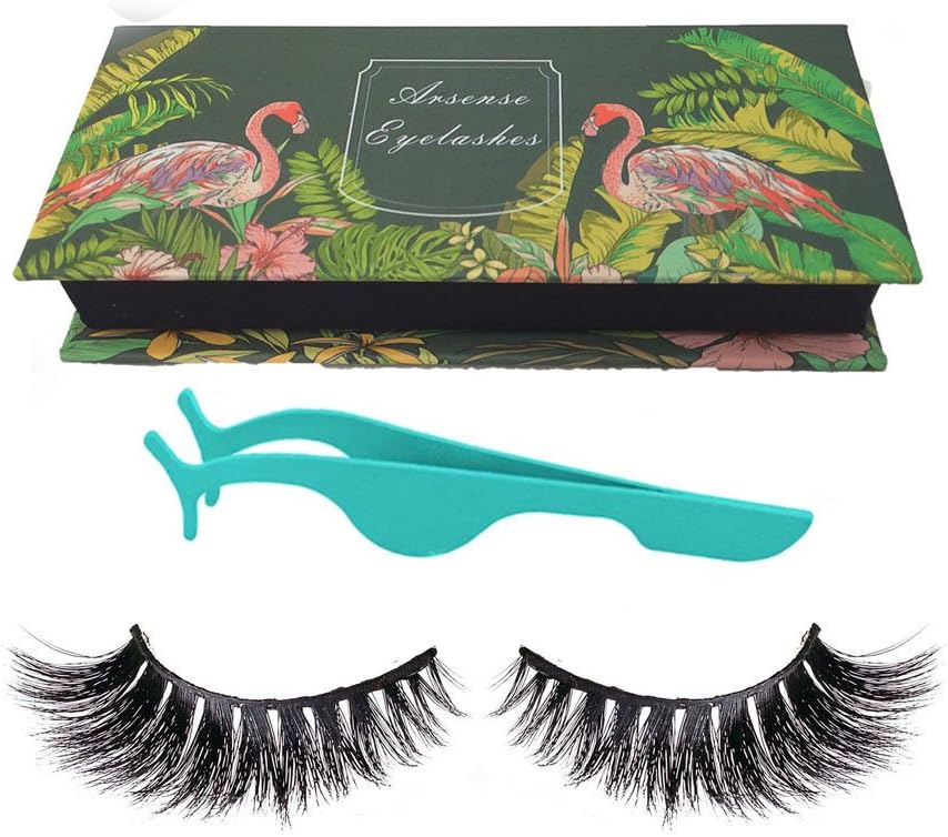 3D Mink Lashes Hand-made Dramatic Thick Crisscross Siberian Mink False Eyelashes for Makeup Deluxe Black Fluffy Long Soft Reusable + Useful Lashes Clip