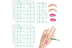 LOOPEER 200 Pieces Makeup Hand Palette Adhesive Foundation Palette Disposable Foundation Mixing Tray Single Use Professional Make up Tools Clear Cosmetic Mix Palette for Every Makeup Artist