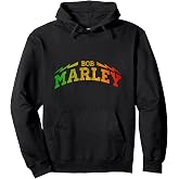 Official Bob Marley Rasta Logo Pullover Hoodie