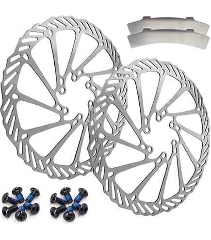Disque Vtt Plaquettes de frein à disque de vélo en alliage d'aluminium, 160, 180, 203