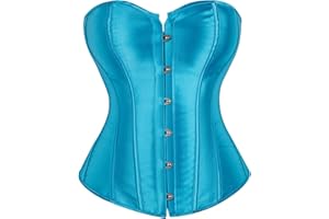 Aumupoo Corset Tops for Women Plus Size Renaissance Corset Lace Up Corset Bustier Corset