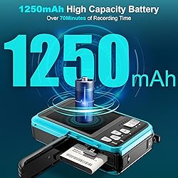 4K Underwater Camera 56MP Autofocus 11FT Waterproof