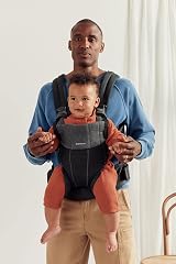 BabyBjörn Harmony Baby Carrier 3D Mesh Black ergonomic support view 2