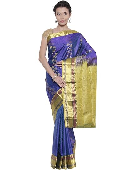 Dharmavaram Silk Saree - Royal Blue - (CCMYSS7564)