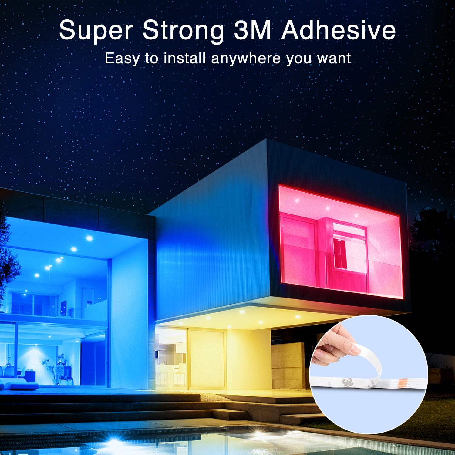 phopollo Led Strip Light, 5m Led Light with 44 Keys Remote - Image 5