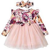 Baby Girl Dress Newborn Toddler Girl Fall Winter Dress Tutu Tulle Dresses for Girls