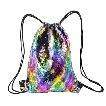 Amazon Co Jp マーメイド スパンコールバッグ ドラーストリング