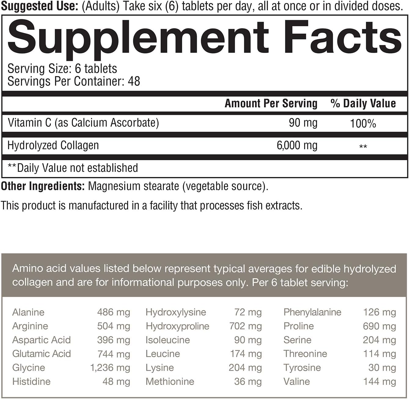 Youtheory Collagen Advanced with Vitamin C, 290 Count (1 Bottle): Health & Personal Care