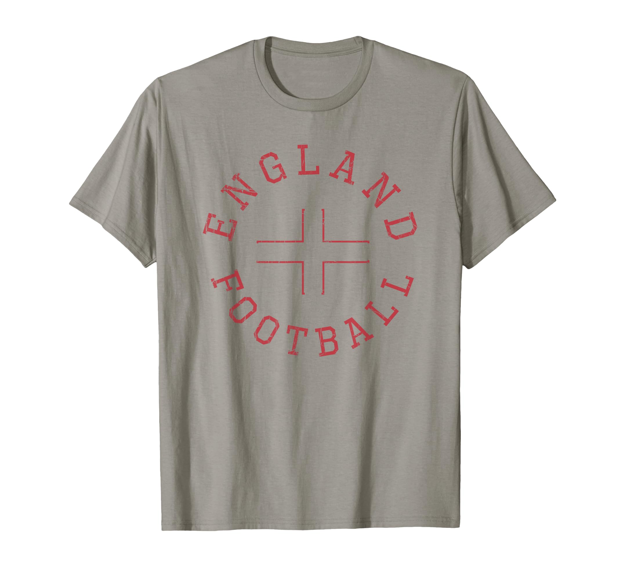 England Football Simple Red Text T-Shirt