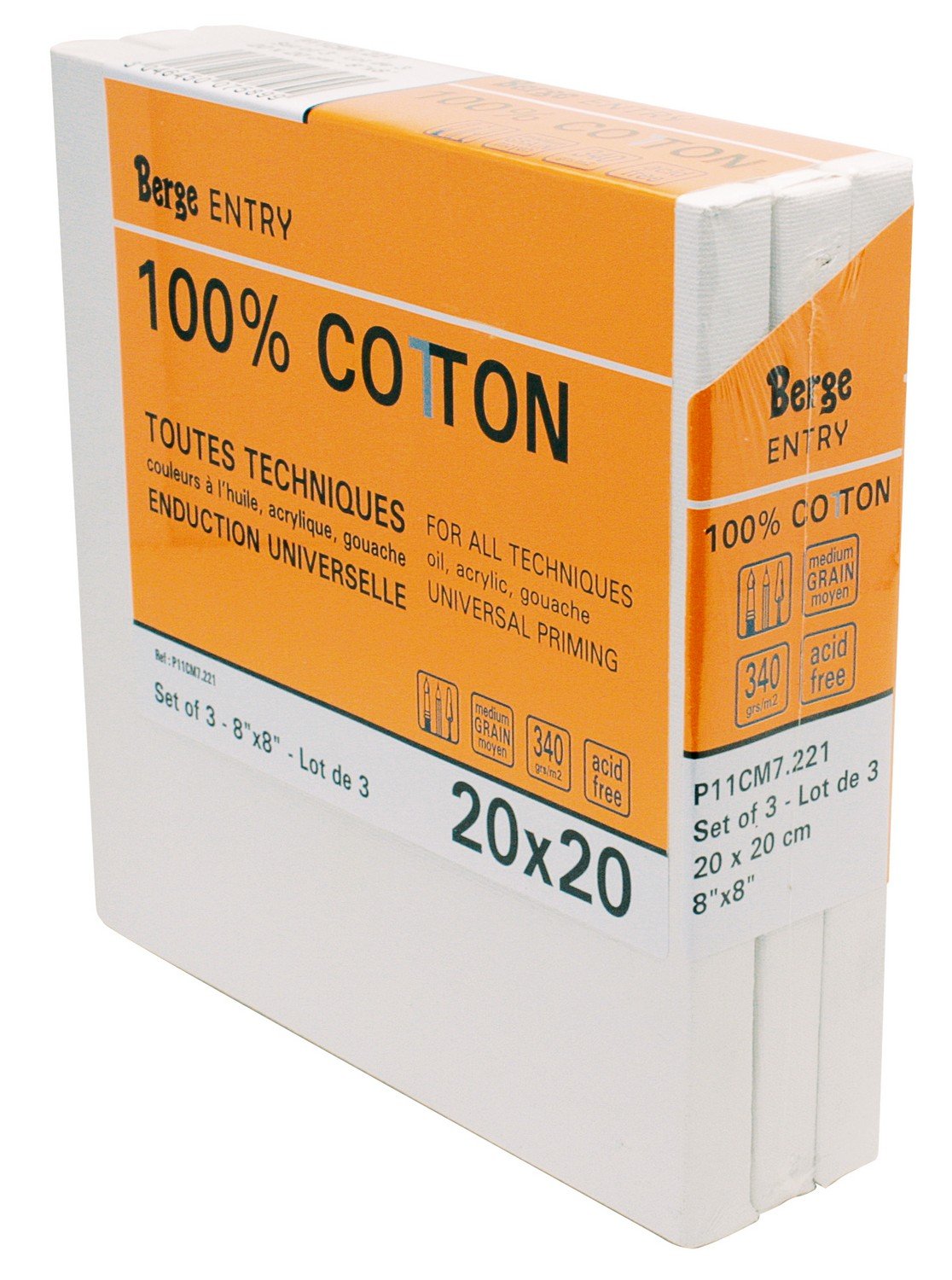 Side Entry Pack of 3 – 20 x 20 cm