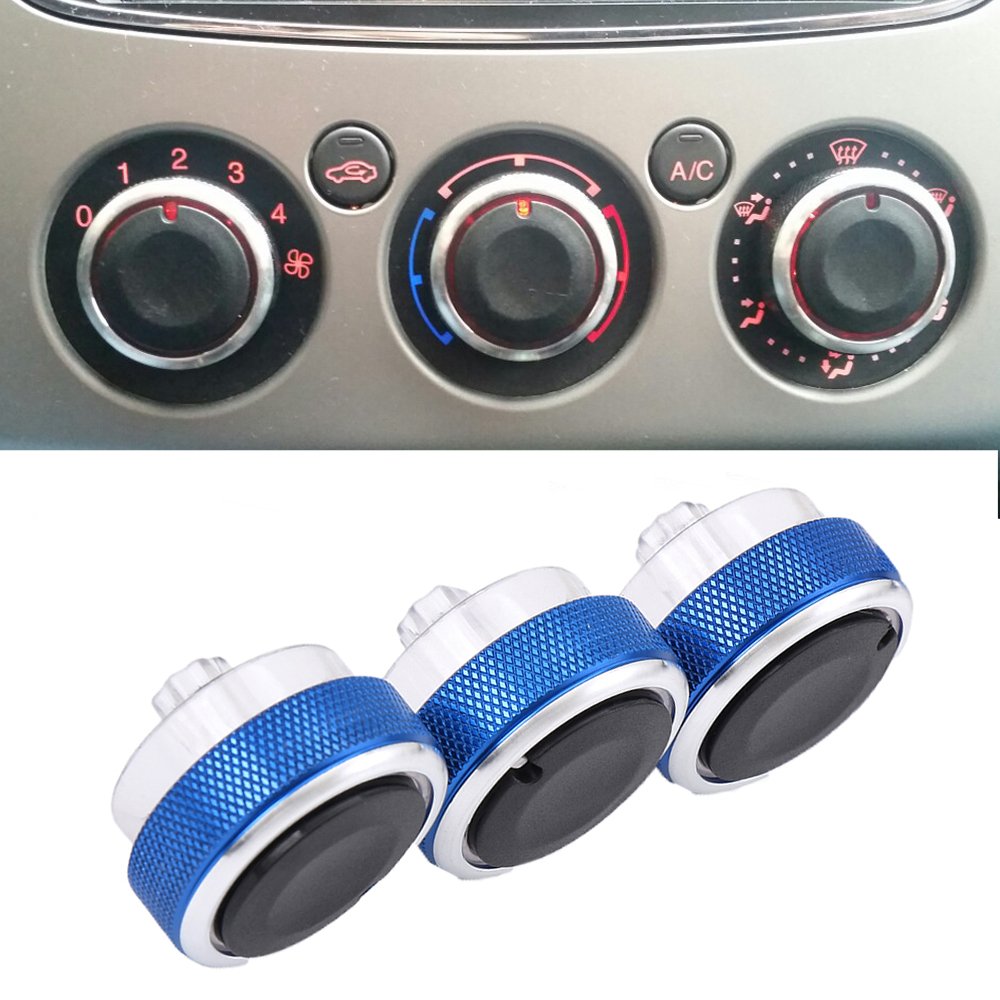 BOOMBOOST Air Conditioning Knob Switch Control Button Blue