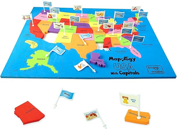 Imagimake Mapology Jigsaw Puzzle (Multicolour)