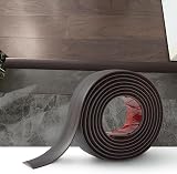 Zayejod 2M Self Adhesive PVC Floor Transition Strip Black Walnut Grain