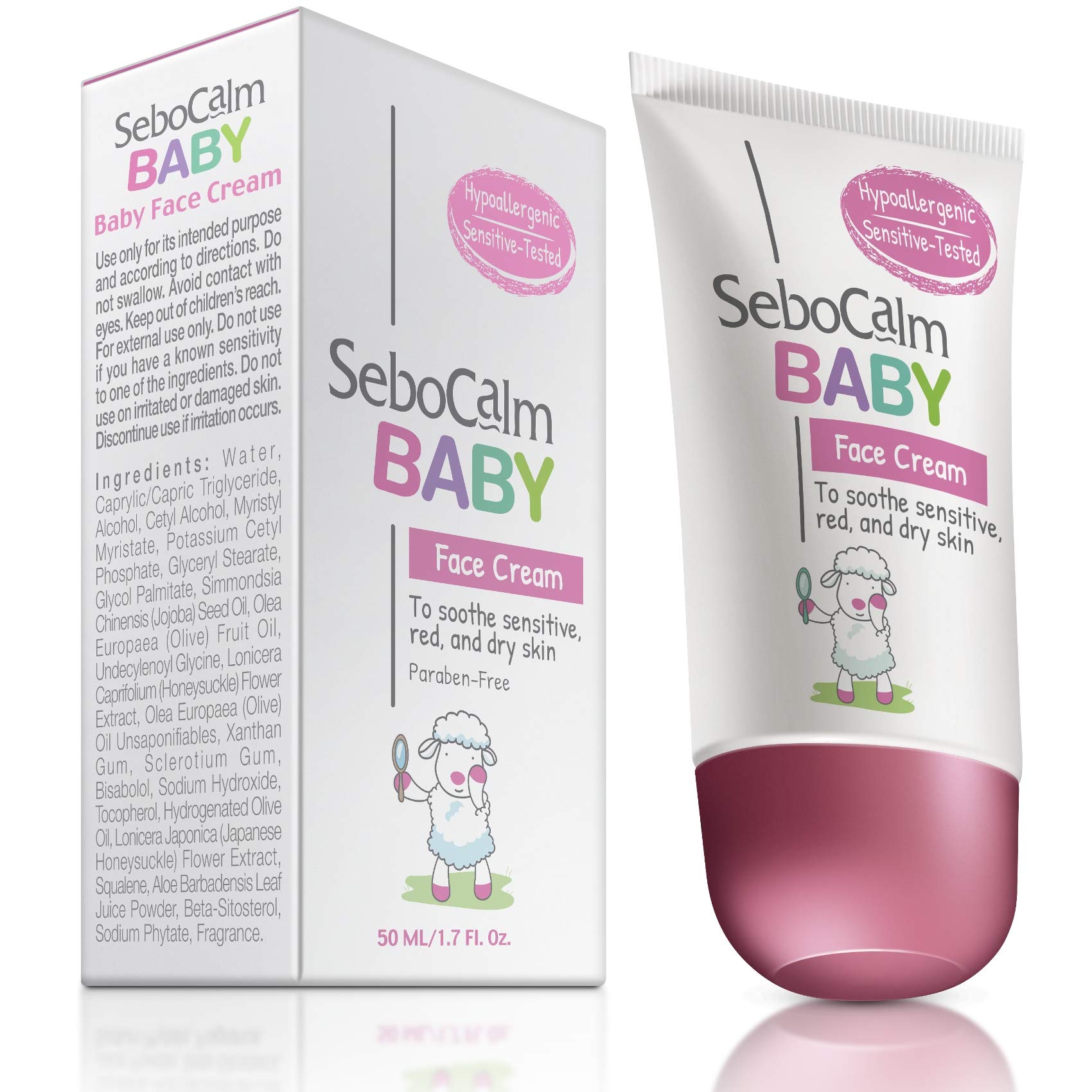 SeboCalm Baby Face Cream Lotion Hypoallergenic Vegan Facial