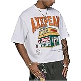 SOLY HUX Men's Graphic Tees Short Sleeve Crew Neck T Shirt Vintage Streetwear Casual Summer Tops