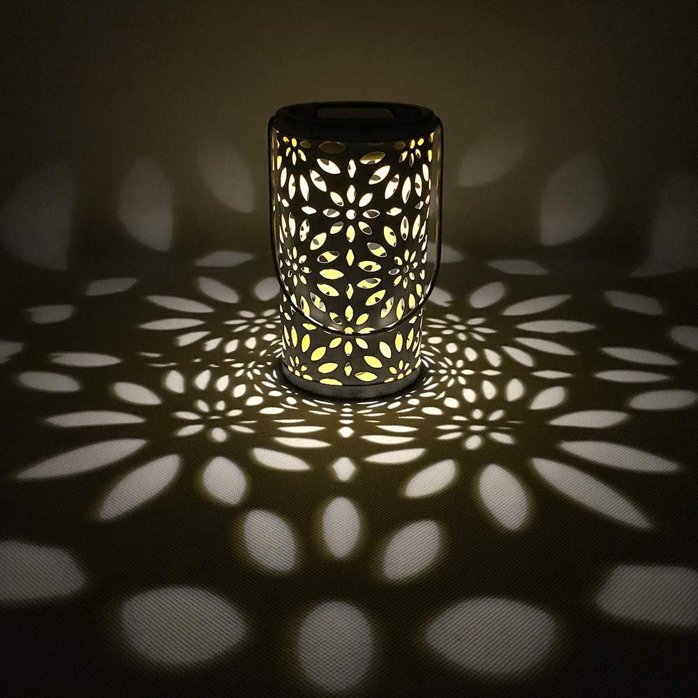 Amazon.com : Mural Wall Art Hanging Solar Lights, Outdoor Retro Hanging