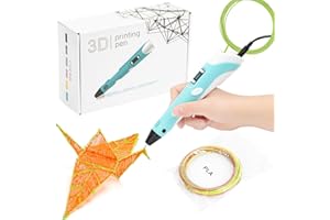 Gelapa 3D Pen for Kids, 3D Printing Pen with 3 Color PLA Filaments Refills (1.75mm), 3D Printer Pen Gifts for Kids 8-12 Years