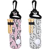 Golf Ball Holder Golf Tee Holder Golf Ball Carry Bag Pouch with Light Weight Hook Keychain Belt Clip Portable Golf Accessories for Ladies Girls 2 Pack