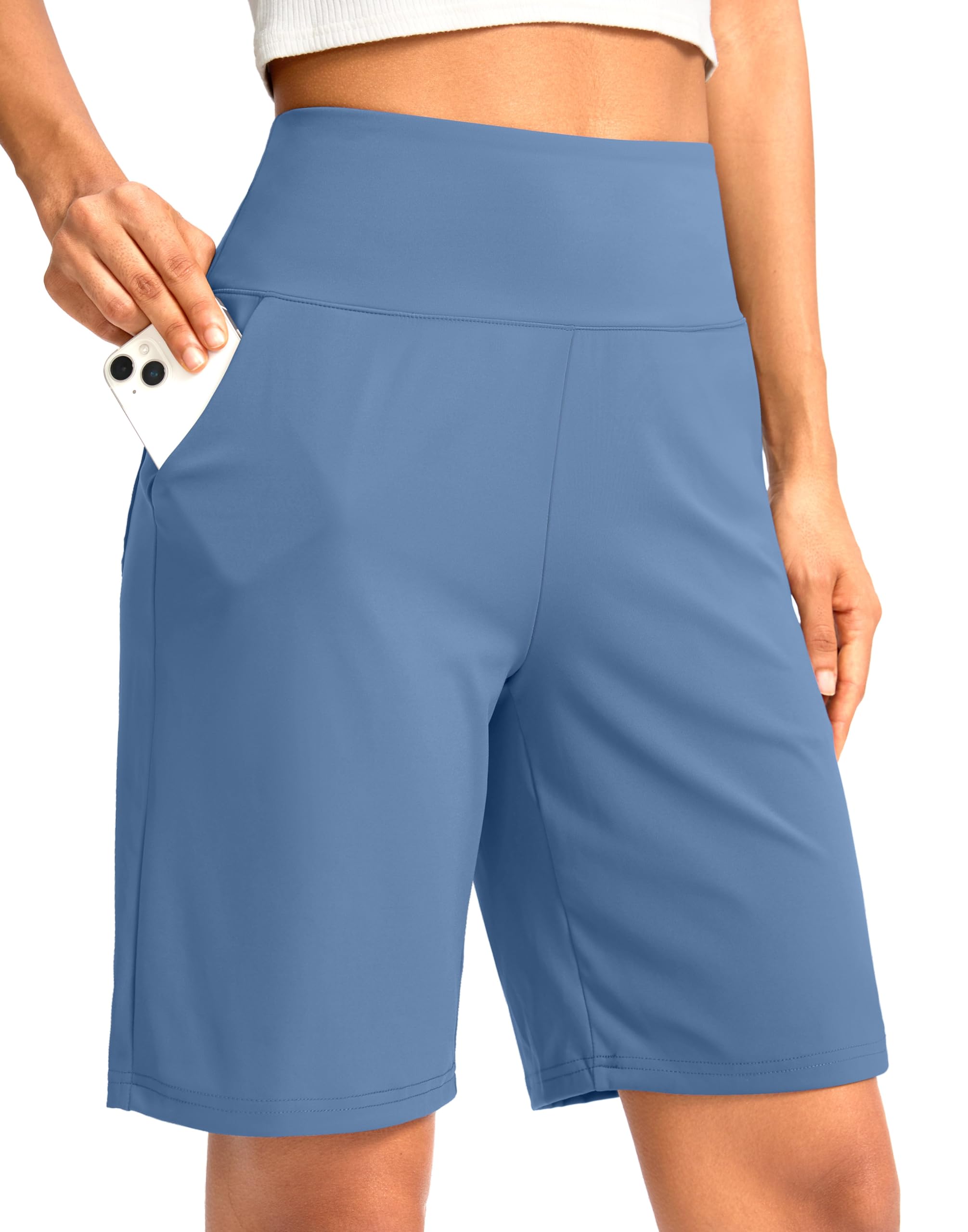 G Gradual Women's Bermuda Long Shorts with Pockets