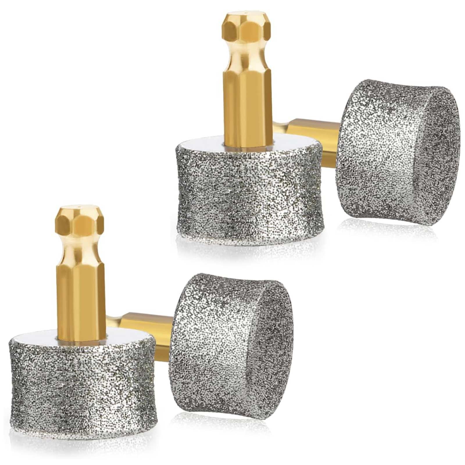 4pcs Dog Nail Grinder Replacement Heads, Professional Pet Nail Grinder Wheel Diamond Tip Dog Nail Grinding Head for Large Medium and Small Dogs Compatible，pet nail grinding head replacement