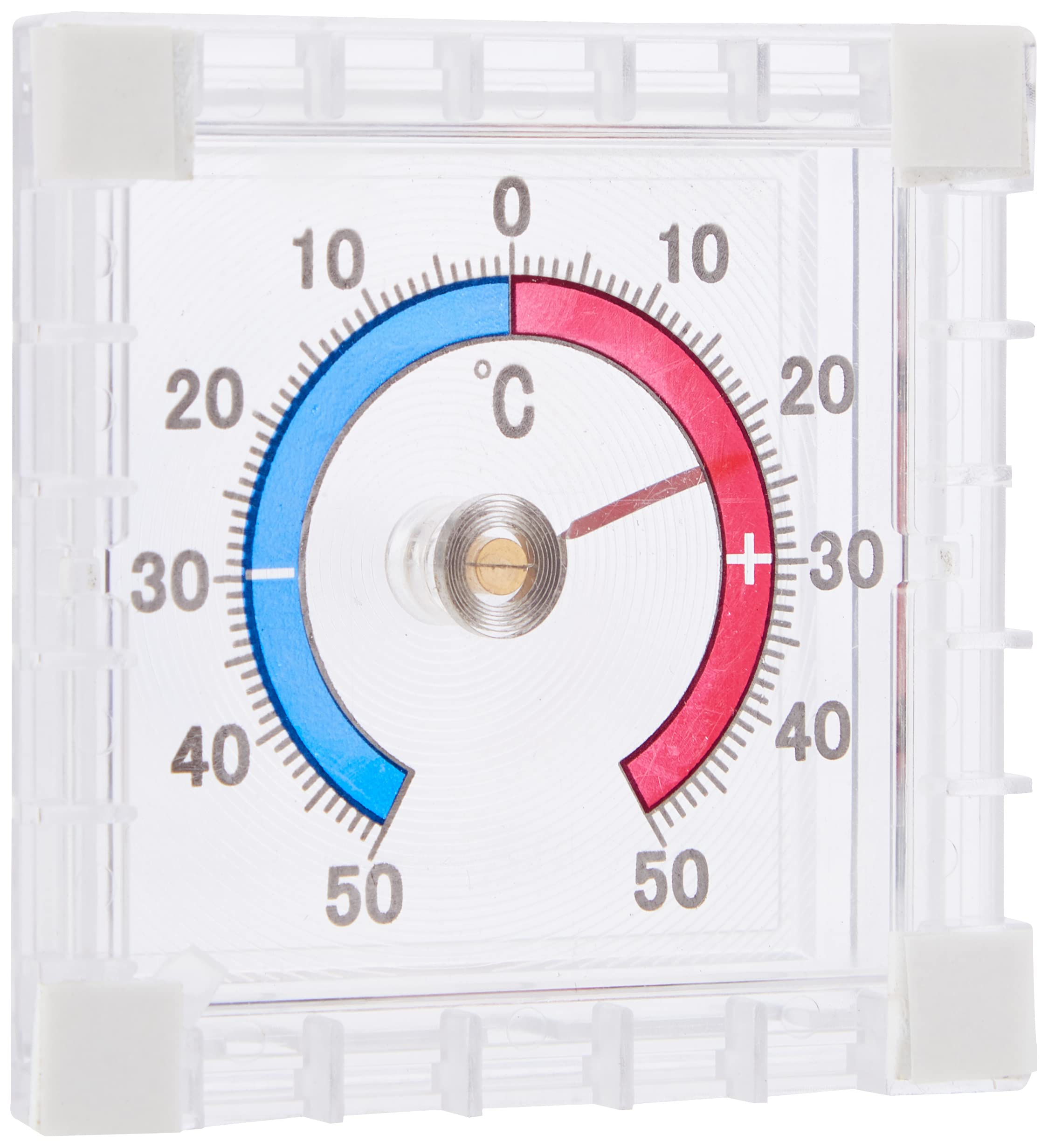 Silverline Indoor/Outdoor Stick-On Thermometer -50° to +50°C (985719)