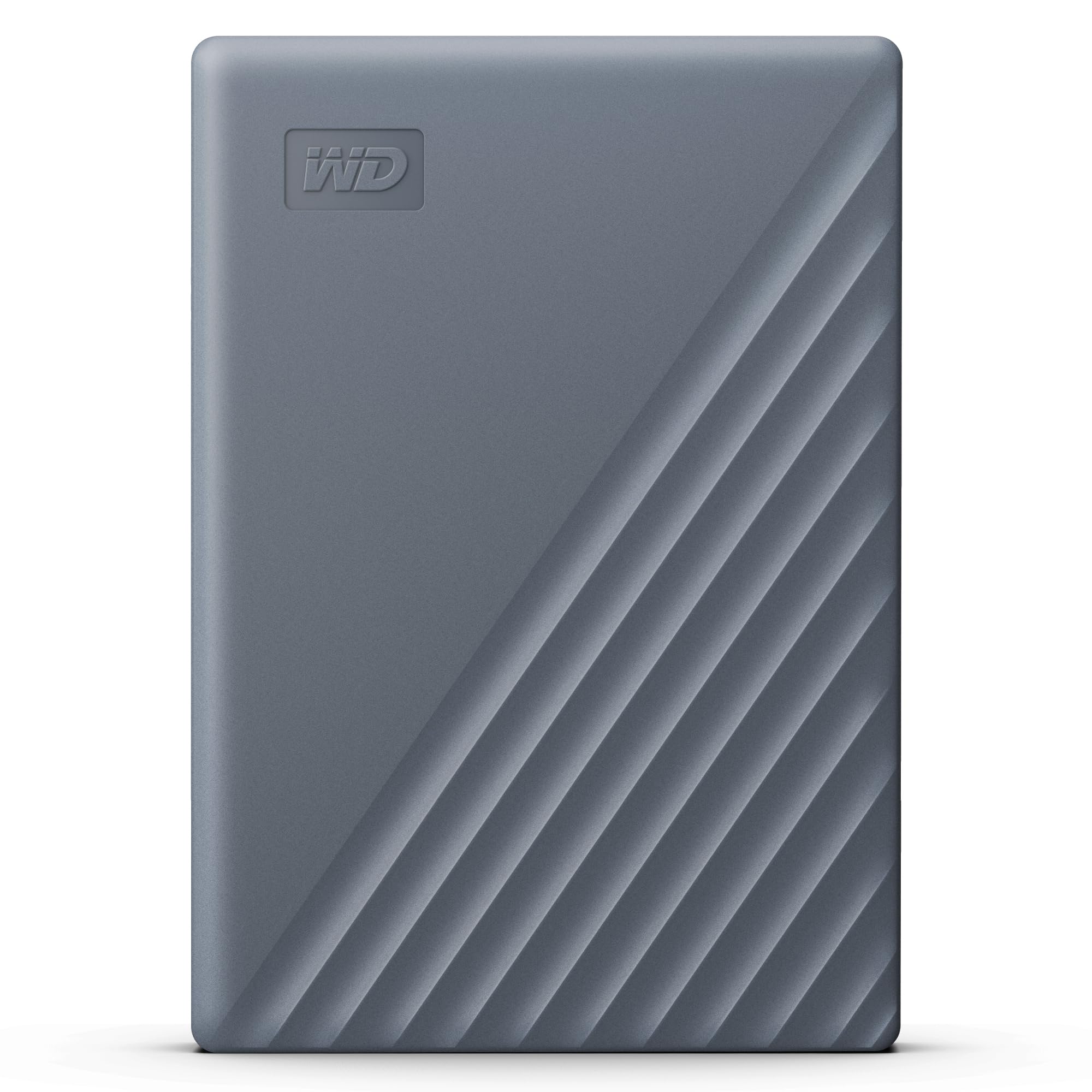 Photo 1 of WD 5TB My Passport Portable Hard Drive, Works with USB-C and USB-A, Windows PC, Mac, Chromebook, Gaming Consoles, and Mobile Devices, Backup Software and Password Protection - WDBRMD0050BGY-WESN