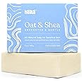 Keika Baby Soap Bar Oat & Shea Unscented for Eczema, Psoriasis, Face, Body, Infant Kids Teens Men Women with Sensitive Skin, 5 oz.